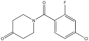 1-(4-chloro-2-fluorobenzoyl)piperidin-4-one