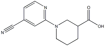 1-(4-cyanopyridin-2-yl)piperidine-3-carboxylic acid