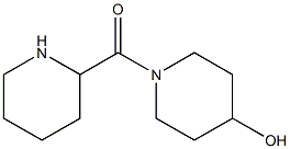 1-(piperidin-2-ylcarbonyl)piperidin-4-ol Structural