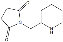 1-(piperidin-2-ylmethyl)pyrrolidine-2,5-dione Structural