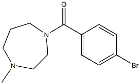 1-[(4-bromophenyl)carbonyl]-4-methyl-1,4-diazepane