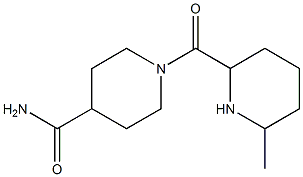 1-[(6-methylpiperidin-2-yl)carbonyl]piperidine-4-carboxamide Structural