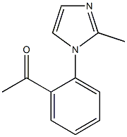 1-[2-(2-methyl-1H-imidazol-1-yl)phenyl]ethan-1-one Structural