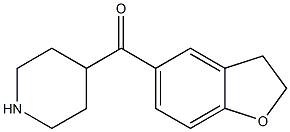 2,3-dihydro-1-benzofuran-5-yl(piperidin-4-yl)methanone Structural