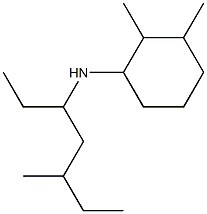 2,3-dimethyl-N-(5-methylheptan-3-yl)cyclohexan-1-amine Structural