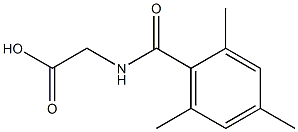 2-[(2,4,6-trimethylphenyl)formamido]acetic acid Structural