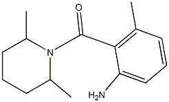 2-[(2,6-dimethylpiperidin-1-yl)carbonyl]-3-methylaniline Structural