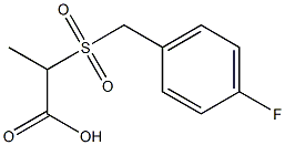 2-[(4-fluorobenzyl)sulfonyl]propanoic acid