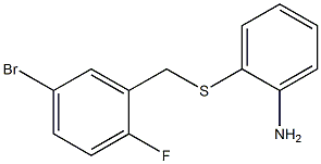 2-[(5-bromo-2-fluorobenzyl)thio]aniline