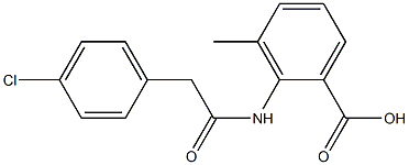 2-[2-(4-chlorophenyl)acetamido]-3-methylbenzoic acid