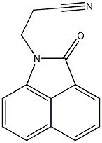 3-(2-oxobenzo[cd]indol-1(2H)-yl)propanenitrile Structural