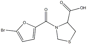 3-(5-bromo-2-furoyl)-1,3-thiazolidine-4-carboxylic acid