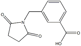 3-[(2,5-dioxopyrrolidin-1-yl)methyl]benzoic acid Structural