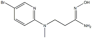 3-[(5-bromopyridin-2-yl)(methyl)amino]-N'-hydroxypropanimidamide