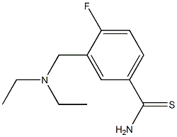 3-[(diethylamino)methyl]-4-fluorobenzenecarbothioamide