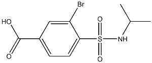 3-bromo-4-(propan-2-ylsulfamoyl)benzoic acid