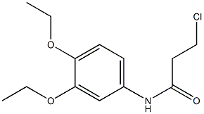 3-chloro-N-(3,4-diethoxyphenyl)propanamide