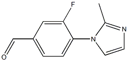 3-fluoro-4-(2-methyl-1H-imidazol-1-yl)benzaldehyde