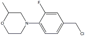 4-[4-(chloromethyl)-2-fluorophenyl]-2-methylmorpholine