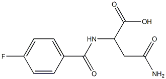 4-amino-2-[(4-fluorobenzoyl)amino]-4-oxobutanoic acid