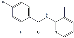 4-bromo-2-fluoro-N-(3-methylpyridin-2-yl)benzamide