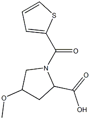 4-methoxy-1-(thien-2-ylcarbonyl)pyrrolidine-2-carboxylic acid