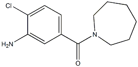 5-(azepan-1-ylcarbonyl)-2-chloroaniline Structural