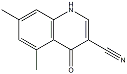 5,7-dimethyl-4-oxo-1,4-dihydroquinoline-3-carbonitrile