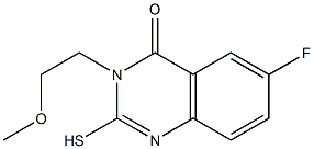 6-fluoro-2-mercapto-3-(2-methoxyethyl)quinazolin-4(3H)-one