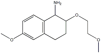 6-methoxy-2-(2-methoxyethoxy)-1,2,3,4-tetrahydronaphthalen-1-amine Structural