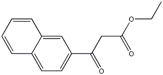 ethyl 3-(naphthalen-2-yl)-3-oxopropanoate Structural