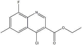 ethyl 4-chloro-8-fluoro-6-methylquinoline-3-carboxylate