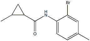 N-(2-bromo-4-methylphenyl)-2-methylcyclopropanecarboxamide