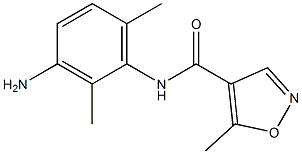 N-(3-amino-2,6-dimethylphenyl)-5-methylisoxazole-4-carboxamide Structural