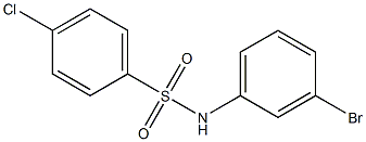 N-(3-bromophenyl)-4-chlorobenzene-1-sulfonamide