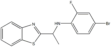 N-[1-(1,3-benzothiazol-2-yl)ethyl]-4-bromo-2-fluoroaniline