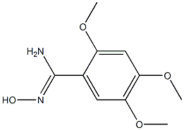 N'-hydroxy-2,4,5-trimethoxybenzenecarboximidamide Structural