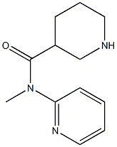 N-methyl-N-(pyridin-2-yl)piperidine-3-carboxamide Structural