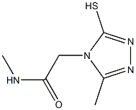 N-methyl-2-(3-methyl-5-sulfanyl-4H-1,2,4-triazol-4-yl)acetamide