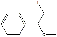 1-Methoxy-2-iodoethylbenzene Structural