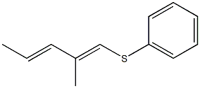 (3E)-1-(Phenylthio)-2-methyl-1,3-pentadiene