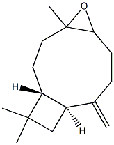 (1R,10S)-4,12,12-Trimethyl-9-methylene-5-oxatricyclo[8.2.0.04,6]dodecane Structural