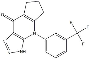 4-[3-(Trifluoromethyl)phenyl]-3,5,6,7-tetrahydrocyclopenta[b]-1,2,3-triazolo[4,5-e]pyridin-8(4H)-one