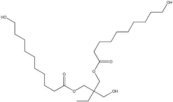 Bis(10-hydroxydecanoic acid)2-ethyl-2-(hydroxymethyl)-1,3-propanediyl ester
