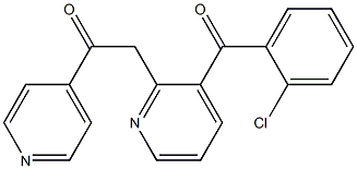 ETHANONE, 2-[3-(2-CHLOROBENZOYL)-2-PYRIDINYL]-1-(4-PYRIDINYL)-