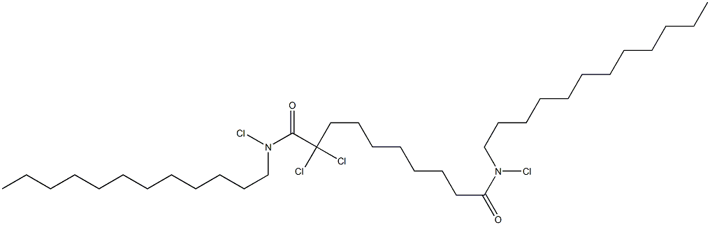 Tetrachloro-N,N'-didodecyl sebacamide Structural