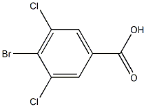 4-bromo-3,5-dichlorobenzoic acid Structural