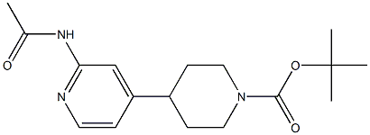 tert-Butyl 4-(2-acetamidopyridin-4-yl)piperidine-1-carboxylate