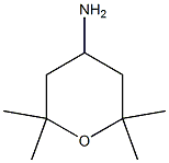 Tetrahydro-2,2,6,6-tetramethyl-2H-pyran-4-amine Structural