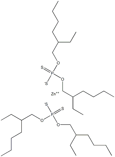 Zinc Bis(2-Ethylhexyl) Phosphorodithioate Structural